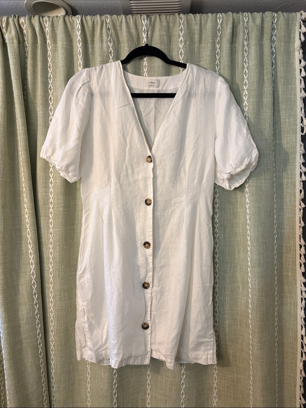 Wilfred mini white dress